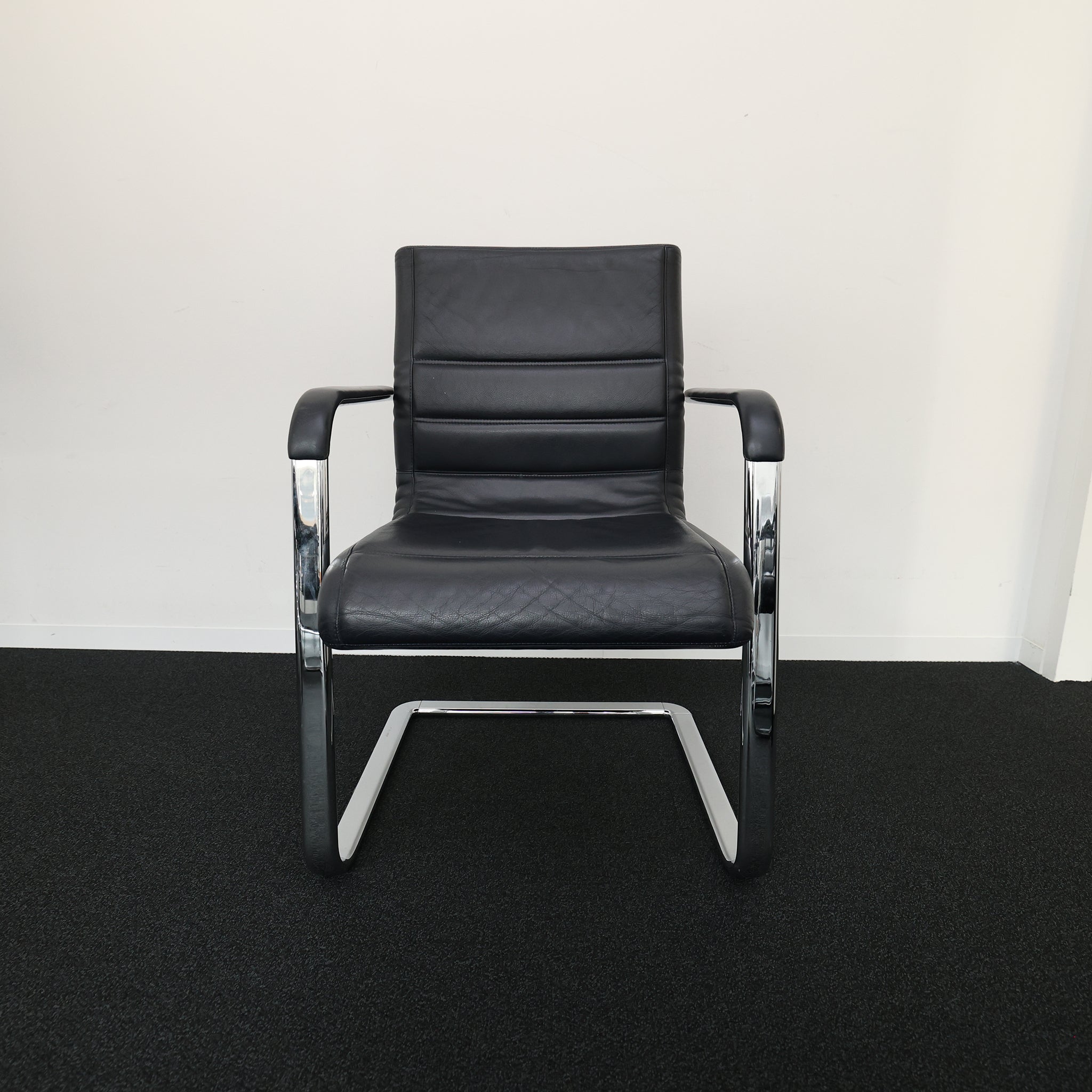 VOKO Physio-Class Konferenzstuhl Freischwinger Leder