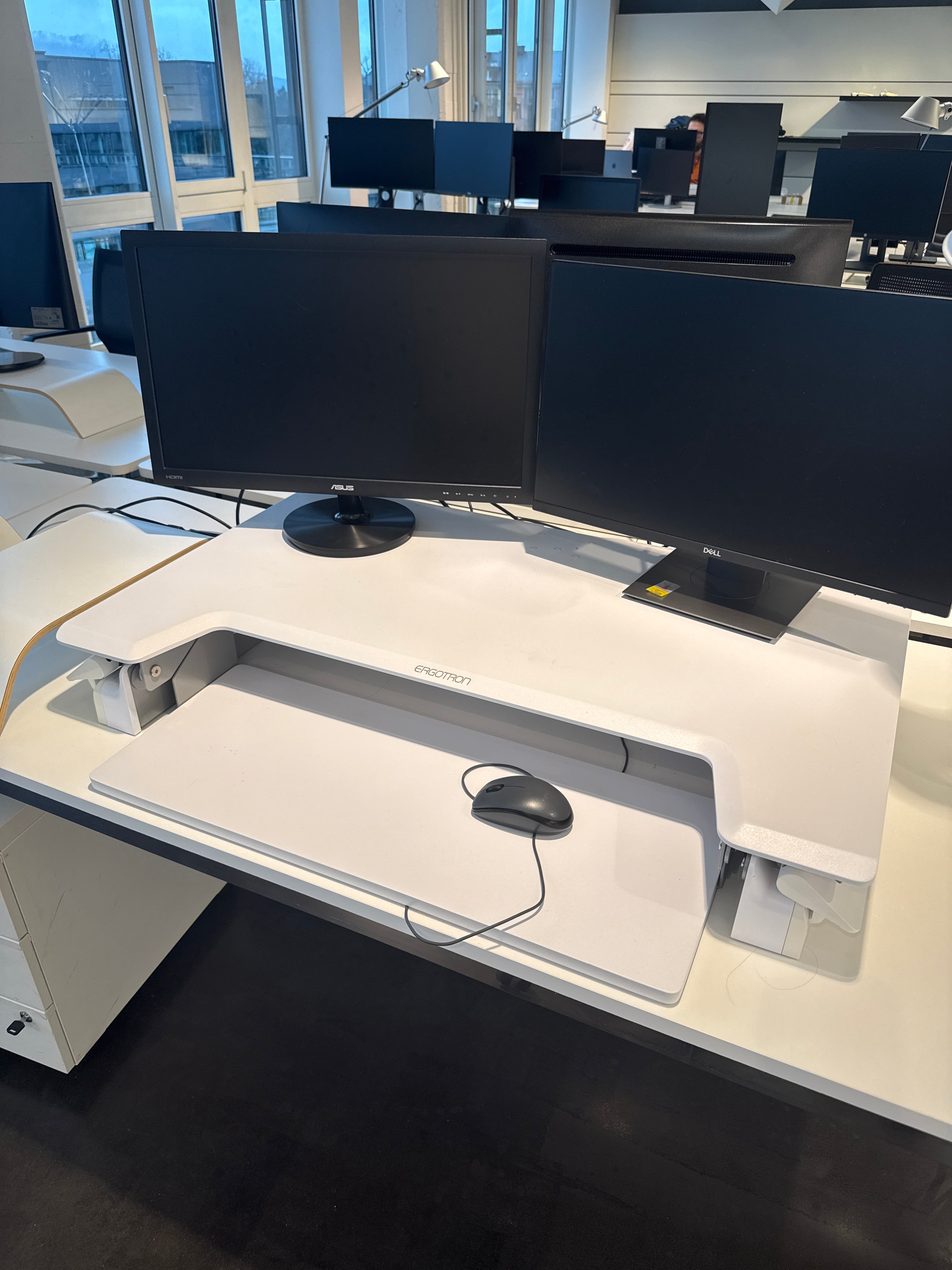 Höhenverstellbare Schreibtischaufsätze