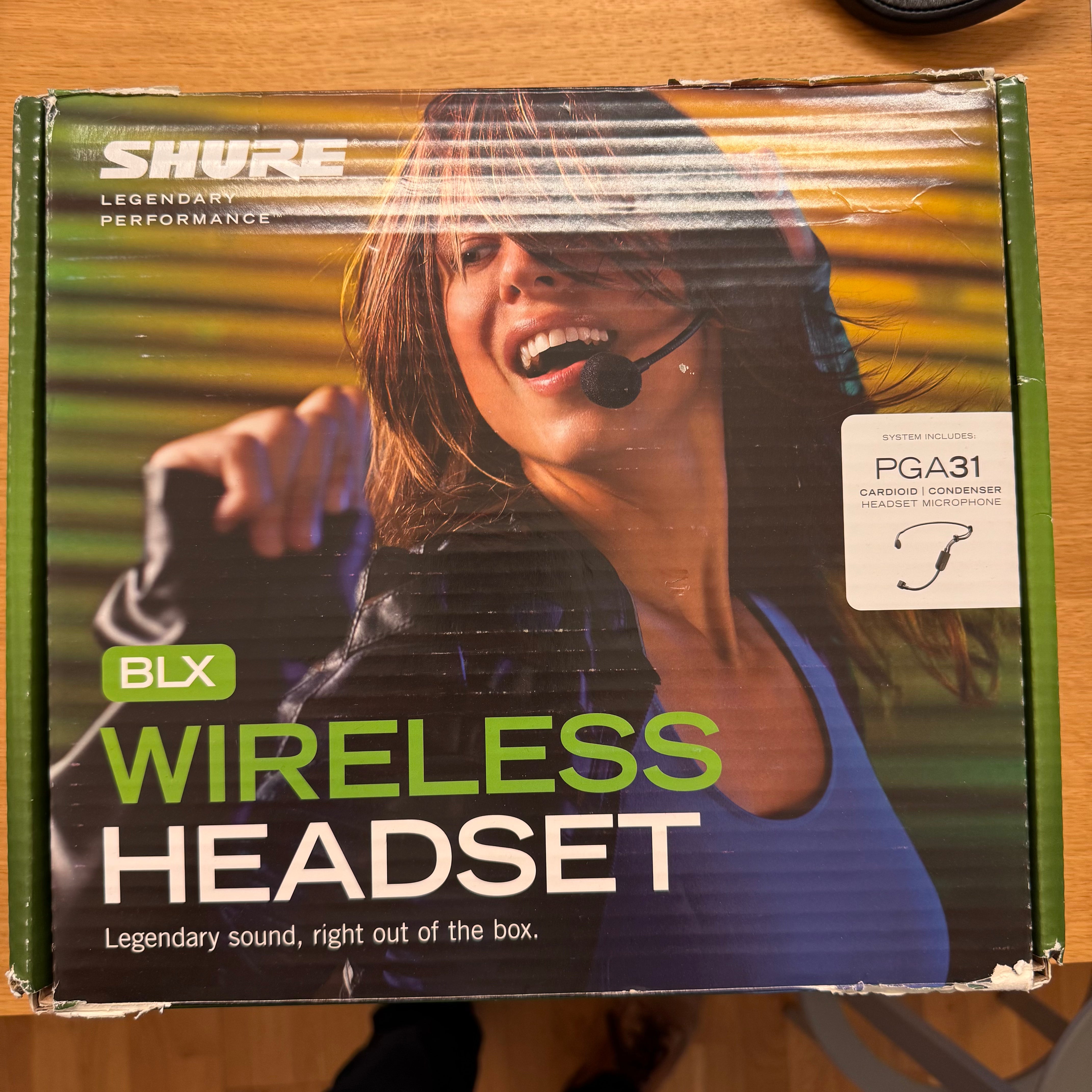 SHURE BLX Wireless Headset BLX14/P31-M17