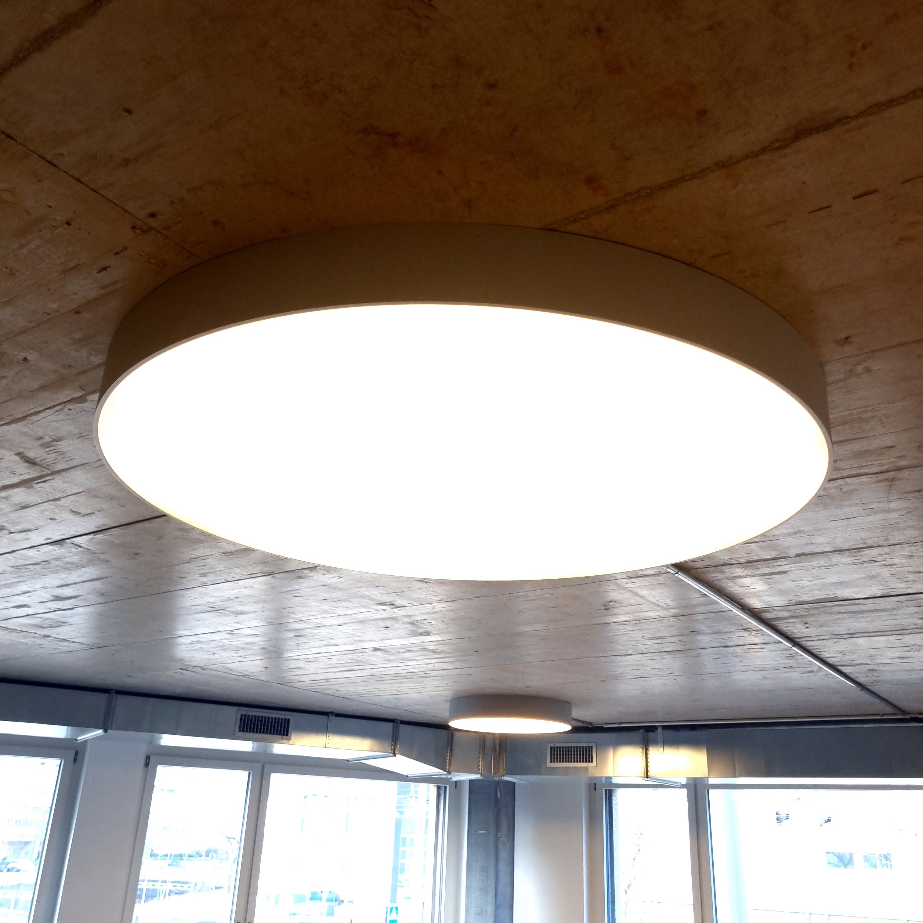 VELA R LED Deckenleuchte Ø125 cm Opal DIM DALI