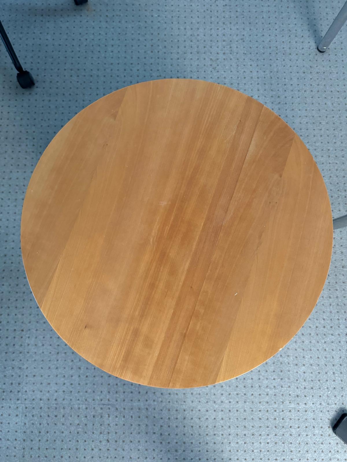 Holztisch rund mit Öffnung 58x60cm B0736