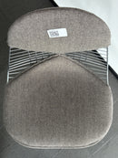 Vitra Eames Wire Chair DKR, Chrom mit Sitzkissen Grau