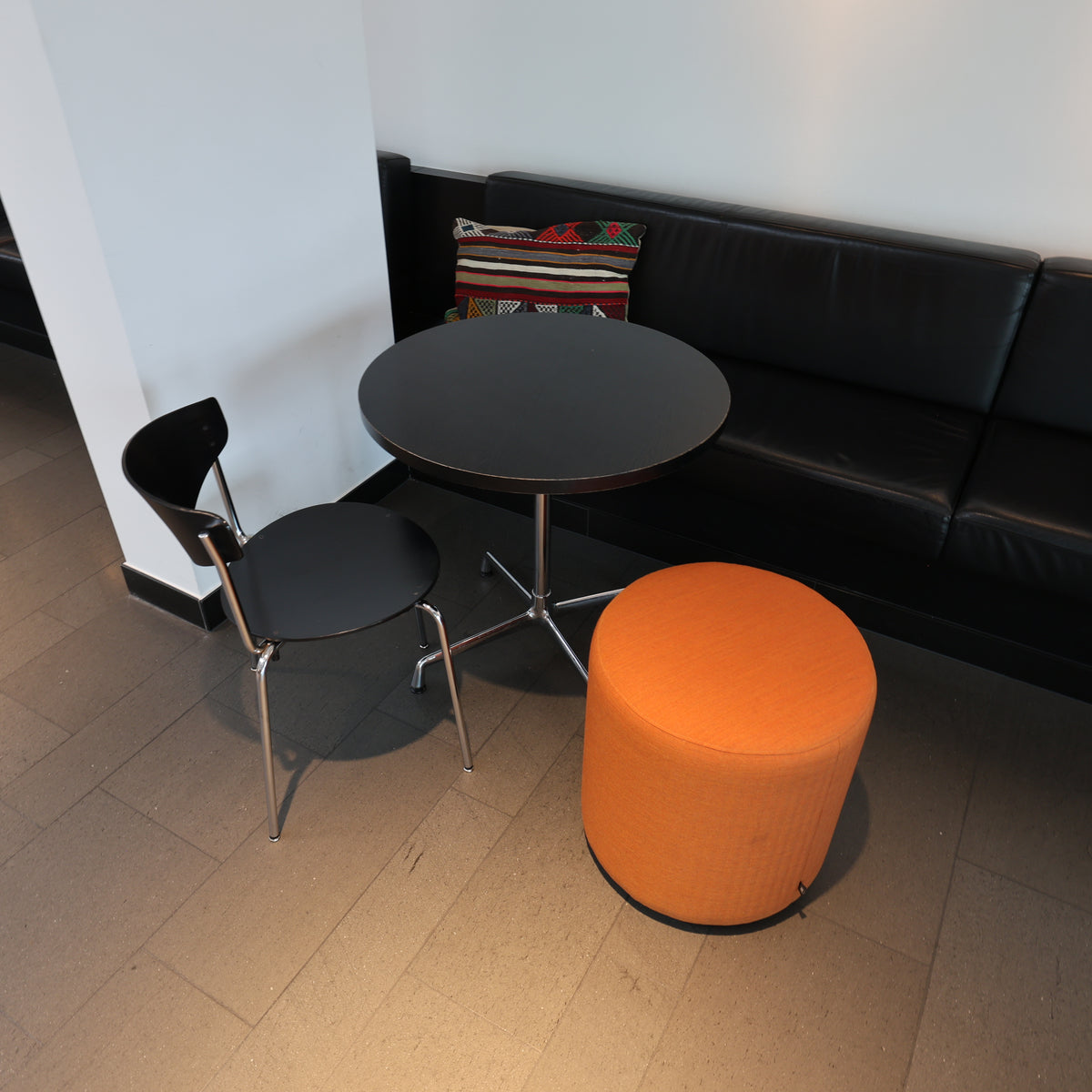 BuzziSpace BuzziSpot Akustik-Pouf, Orange, Ø 47 cm