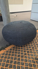IKEA Sandared Pouf, Blau, Ø 75 cm