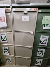 Bauer Schubladenschrank cream 41x132.5x62cm aus Metall FF003