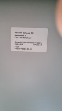 Haworth Bürotisch Lichtgrau
