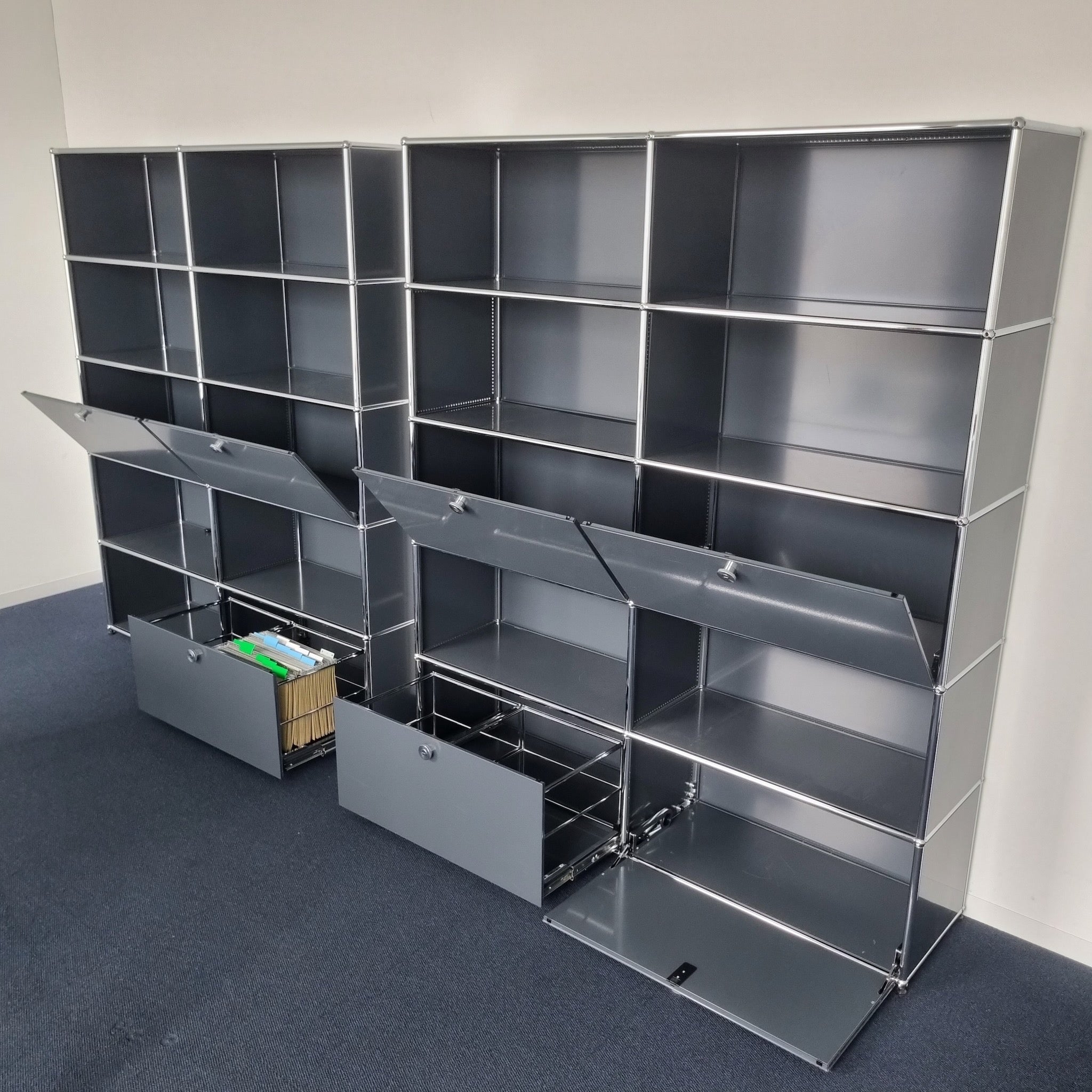 Usm Haller Regal 2x5 Anthrazit