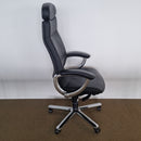 Girsberger Chefsessel Leder schwarz