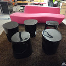 Tacchini Polar Table / Hocker – Design von PearsonLloyd - Loch oben
