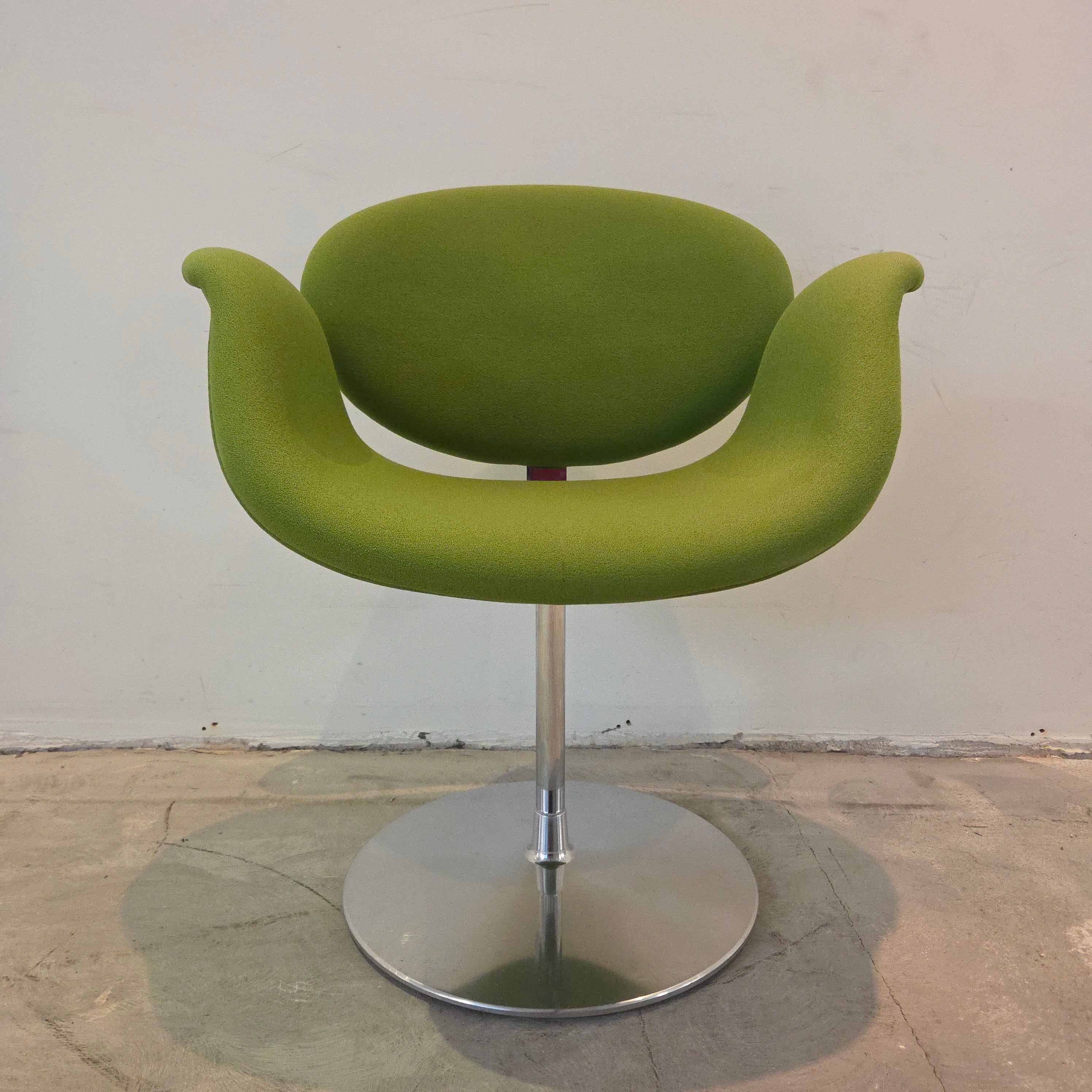 Pierre Paulin „Little Tulip“ Stuhl Artifort – Grün