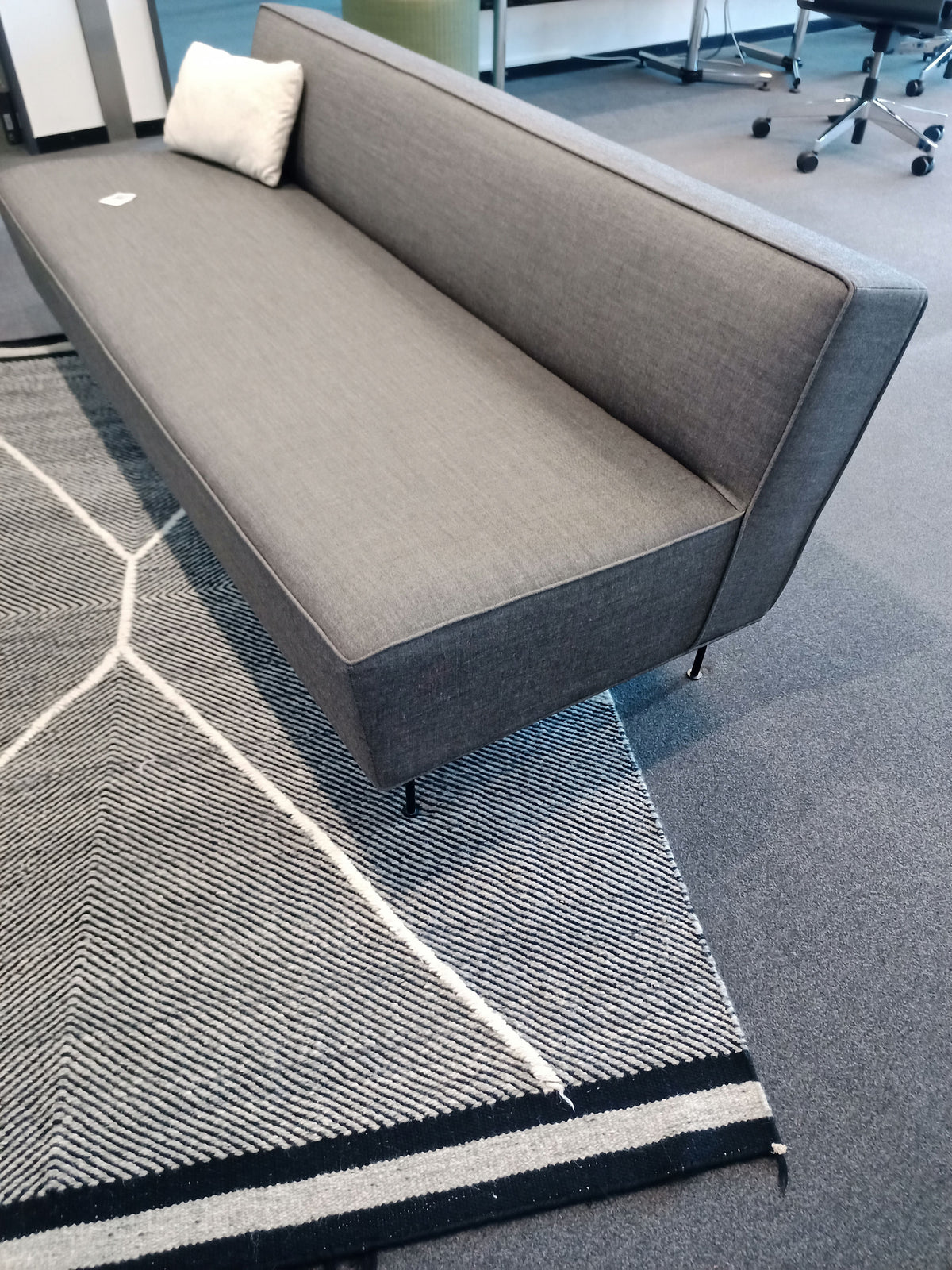 Lounge-Sofa, Stoff Anthrazit, 180 cm