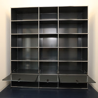 USM Haller Regal 3x6 Anthrazit 200x210x35cm