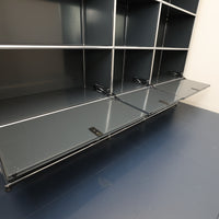 USM Haller Regal 3x6 Anthrazit 200x210x35cm