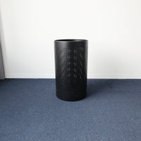 Abfalleimer schwarz metal