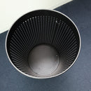 Abfalleimer schwarz metal