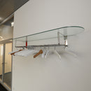 Wand Garderobe mit Hutablage