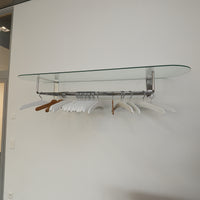 Wand Garderobe mit Hutablage