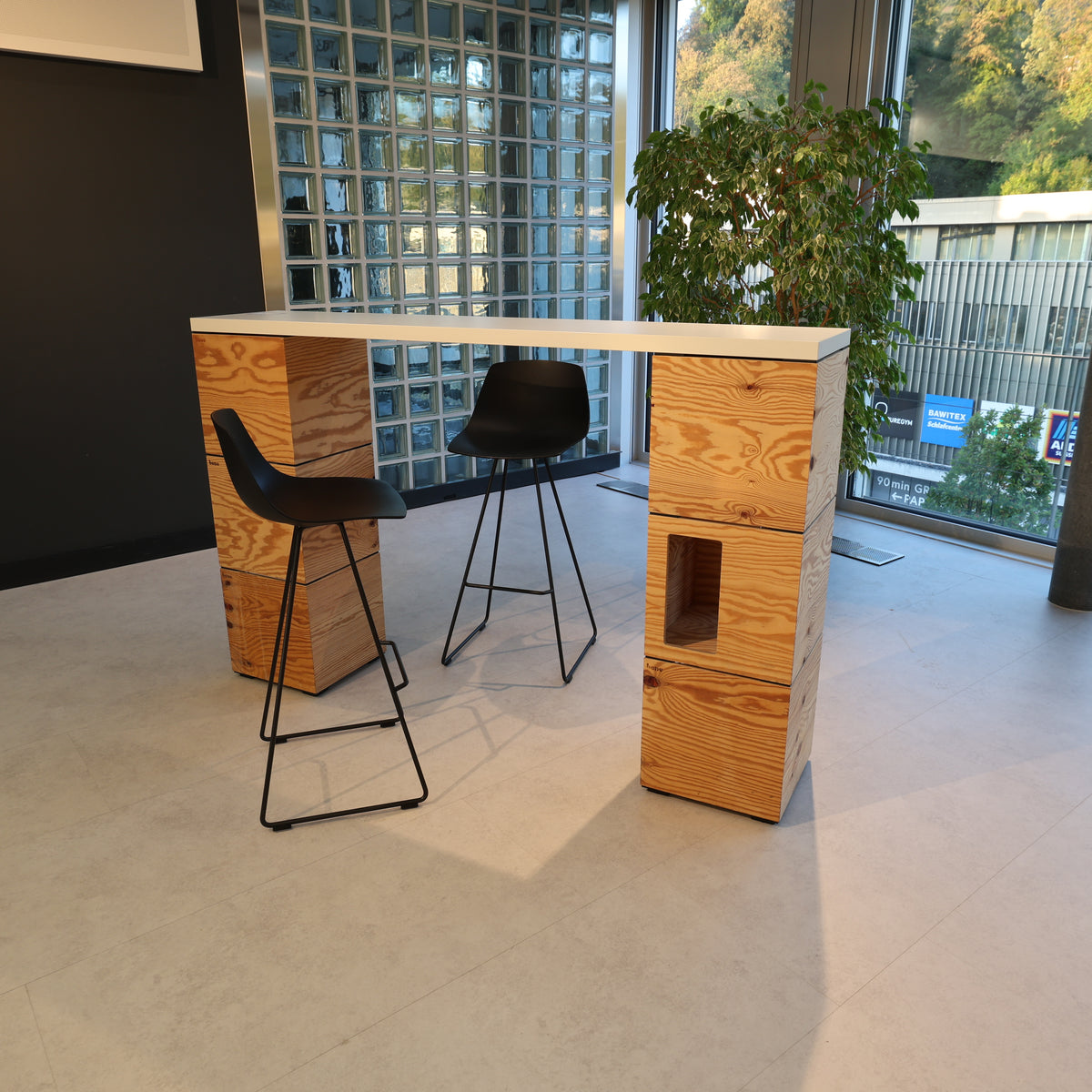 Bene Pixel Hochtisch Besprechungsinsel