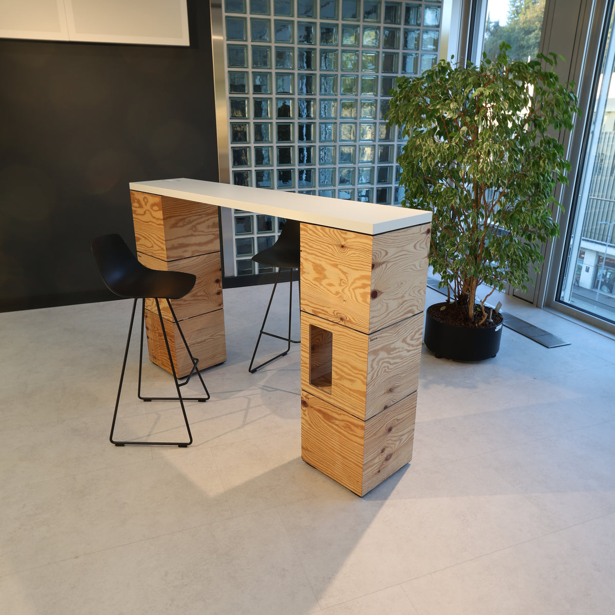 Bene Pixel Hochtisch Besprechungsinsel