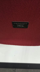Vitra Organic Chair Sessel (Eames & Saarinen), Stoff Rot