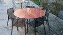 Atelier Alinea Gartentisch rund, Stahl Rot, Ø 120 cm