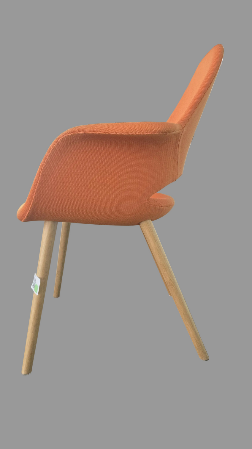 Fritz Hansen Swan Chair Sessel, Stoff Dunkelorange