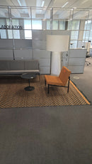 Miinu Designer-Teppich, Muster Schwarz/Orange, 300 × 220 cm