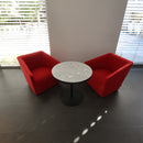 Vitra Occasional Lounge Chair Sessel, Kvadrat Steelcut Trio 686 Rot