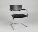 Vitra Visavis Freischwinger, Schwarz – leicht gebraucht
