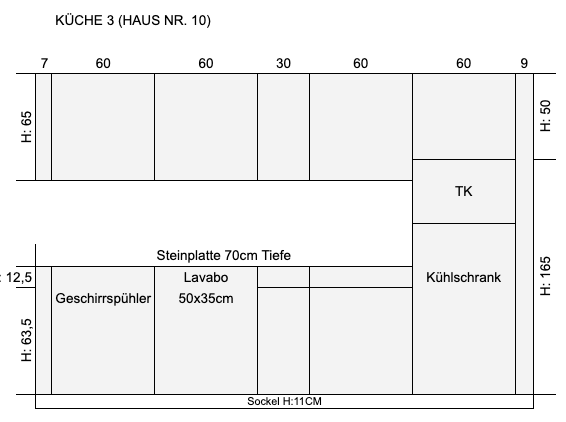 Hochwertige Küche 270cm Lang - 3 von 5