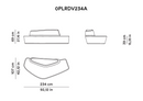 Tacchini Polar Sofa | Design Pearson Lloyd | Modell 0PLRDV234A