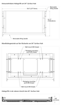 Microsoft Surface Hub 1596 84" Interaktives Whiteboard LIM 3840x2160 Pixel 4K | Intel Core i7 vierte Generation | Nvidia Quadro K2200 | SSD 128 GB | Ram 8 GB | Windows 10 Pro |