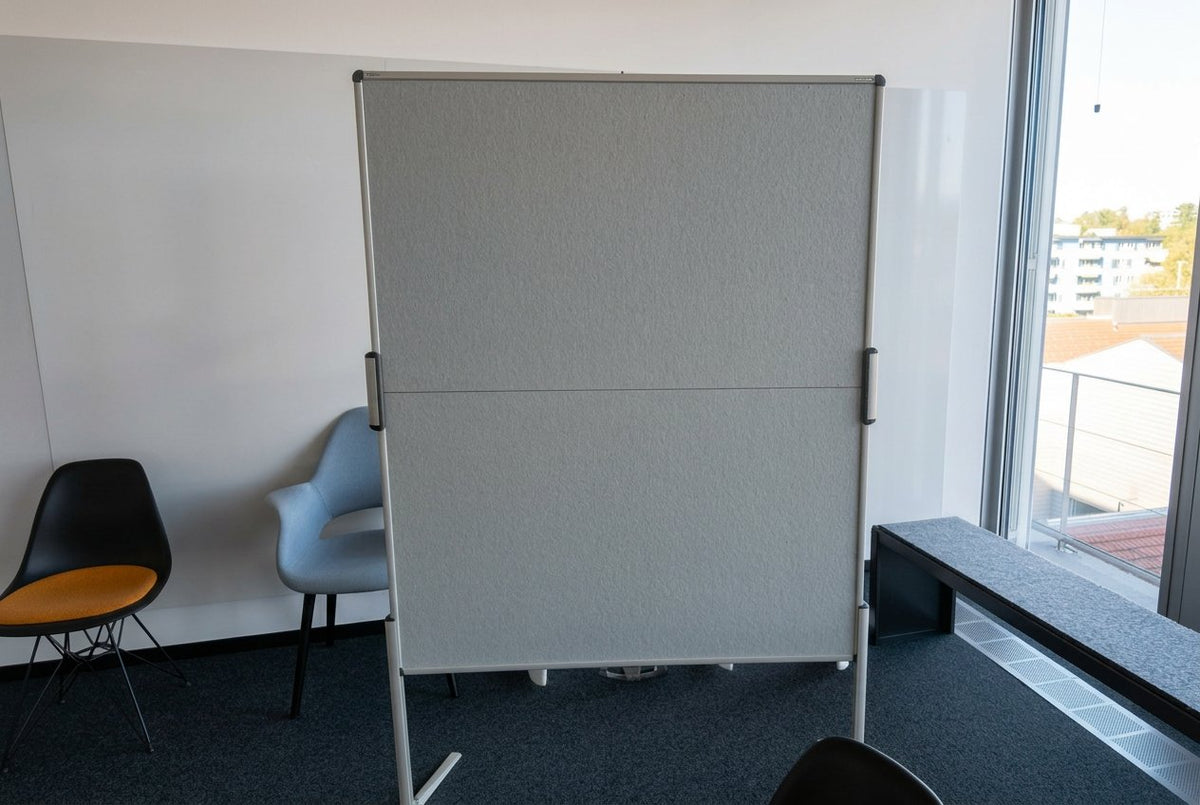 Flipchart mit 4-Bein-Gestell, Grau