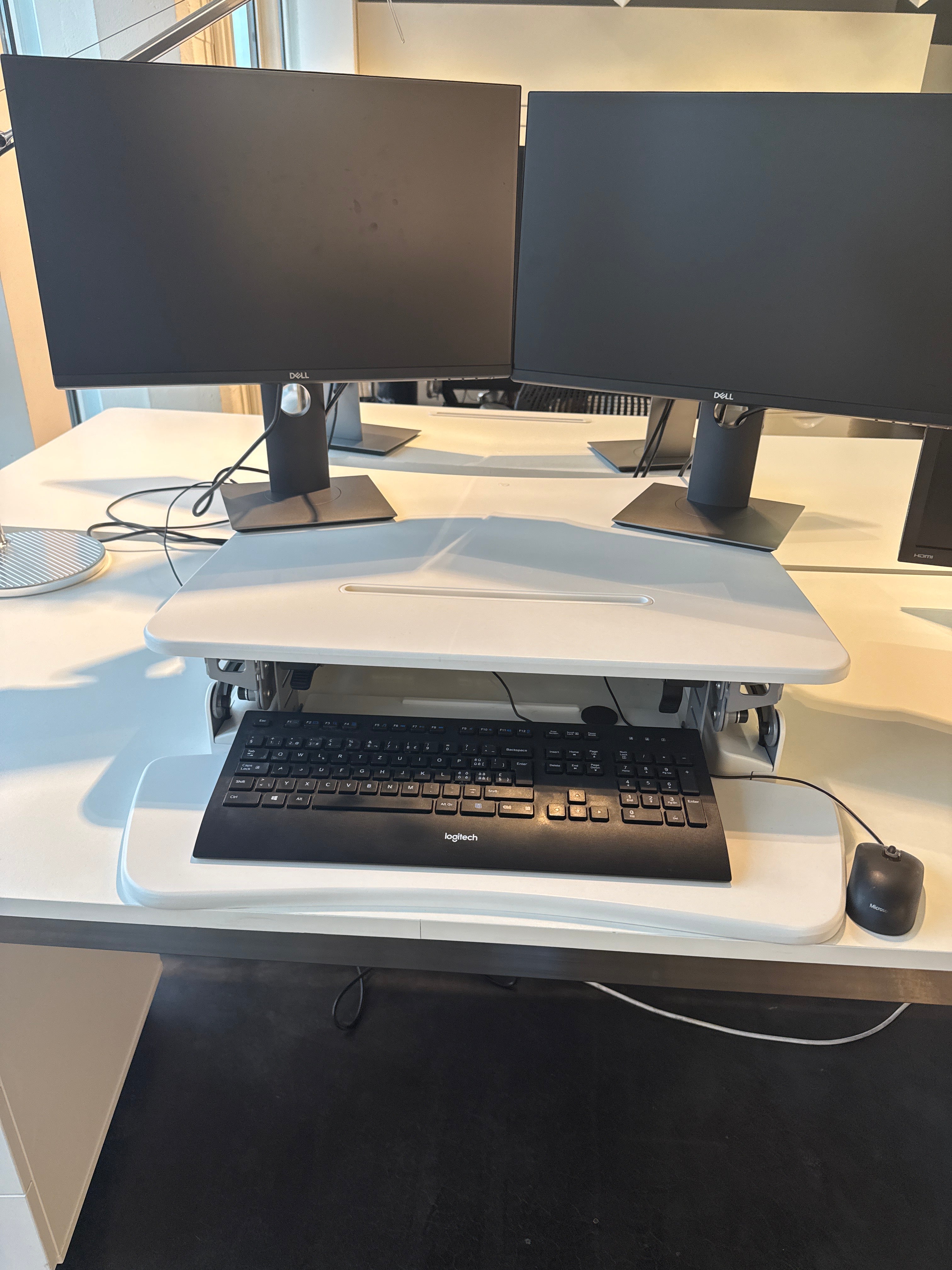 Höhenverstellbare Schreibtischaufsätze