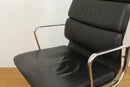 Vitra Eames EA 219 Softpad Leder schwarz