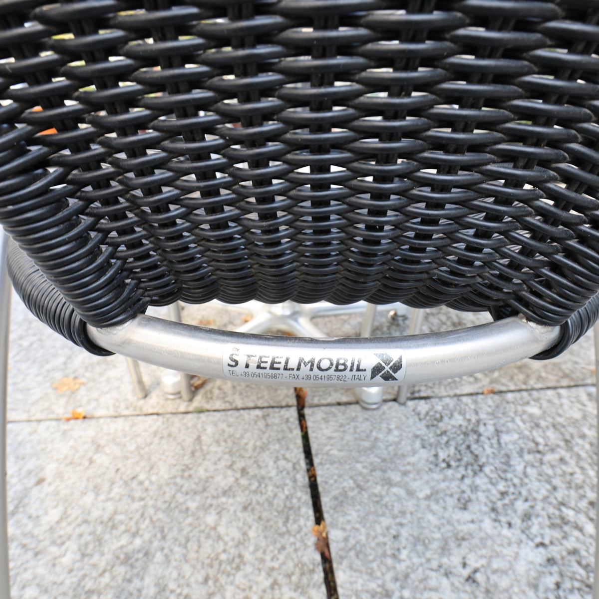 Steelmobil Outdoor-Stuhl, Aluminium / Schwarz