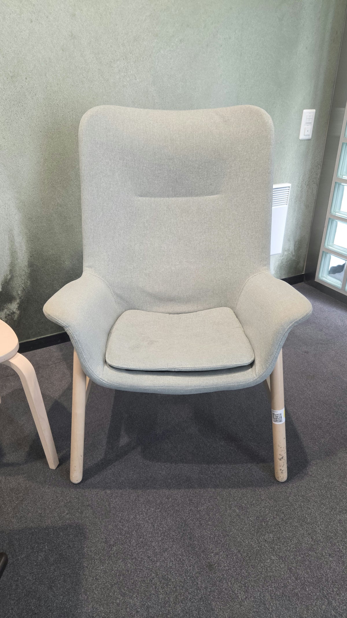 IKEA Vedbo Sessel mit hoher Rückenlehne, Grün
