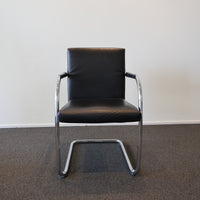 Vitra Visasoft Freischwinger Stuhl Leder