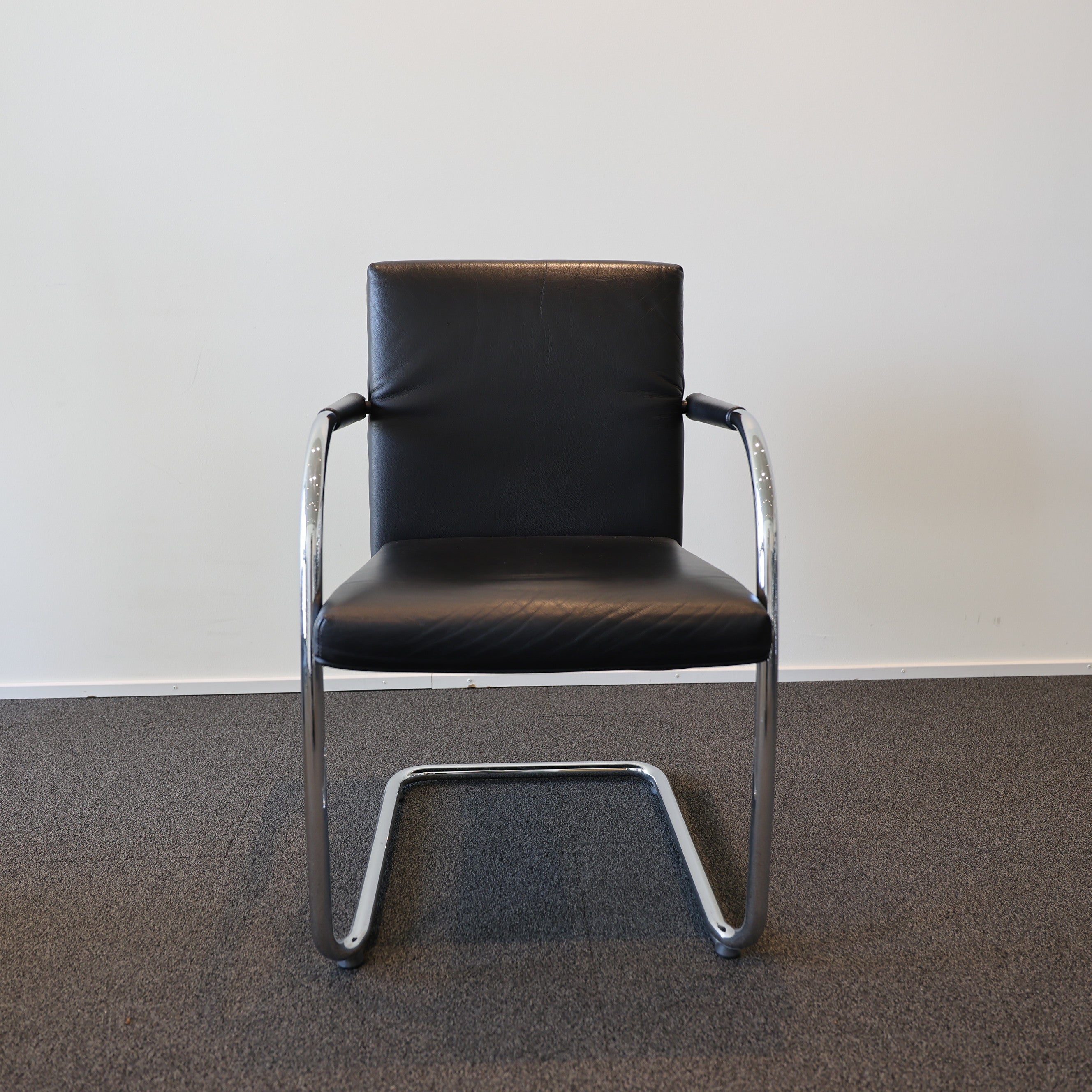 Vitra Visasoft Freischwinger Stuhl Leder
