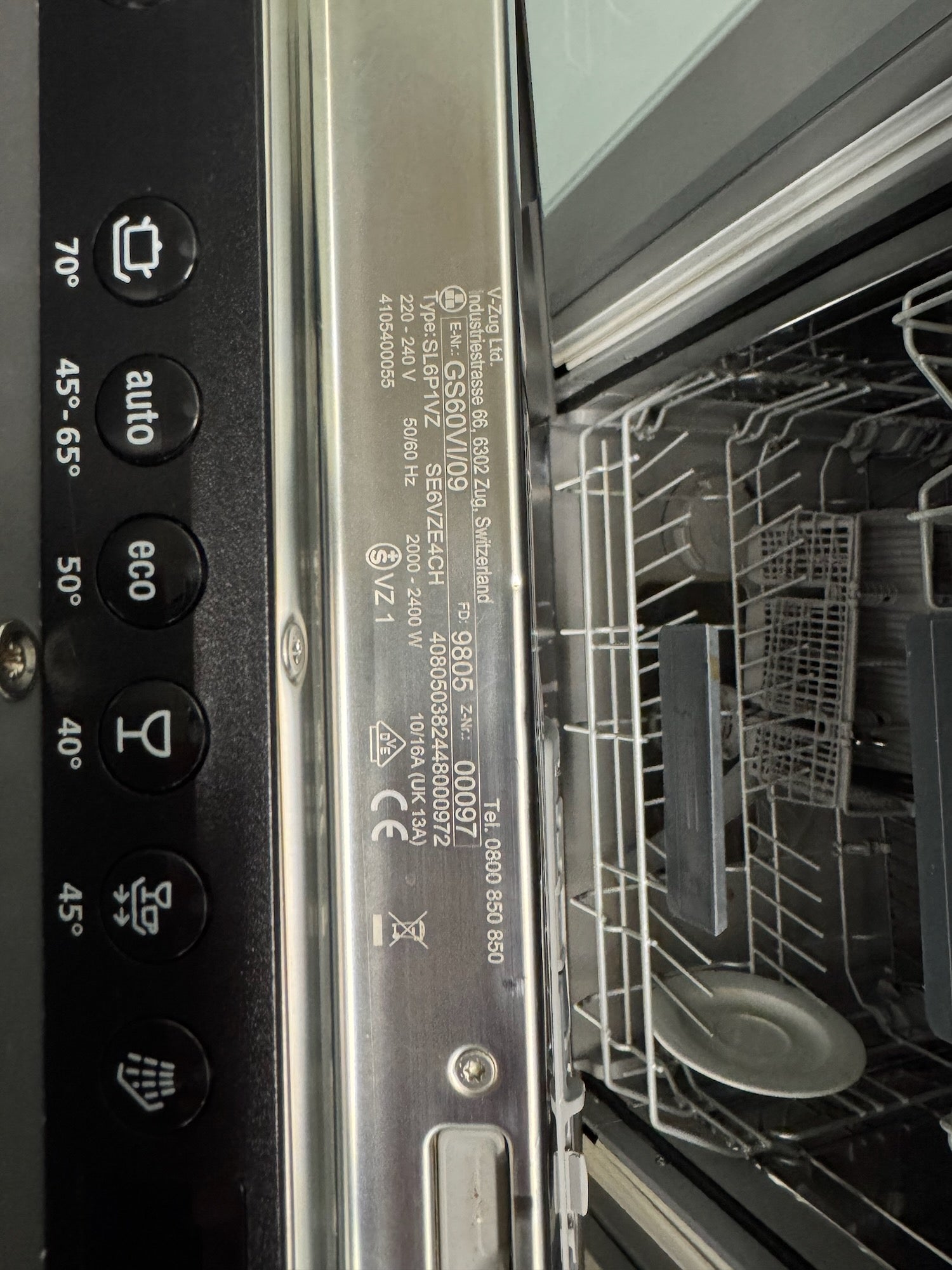 Geschirrspüler V Zug Adorina 60cm