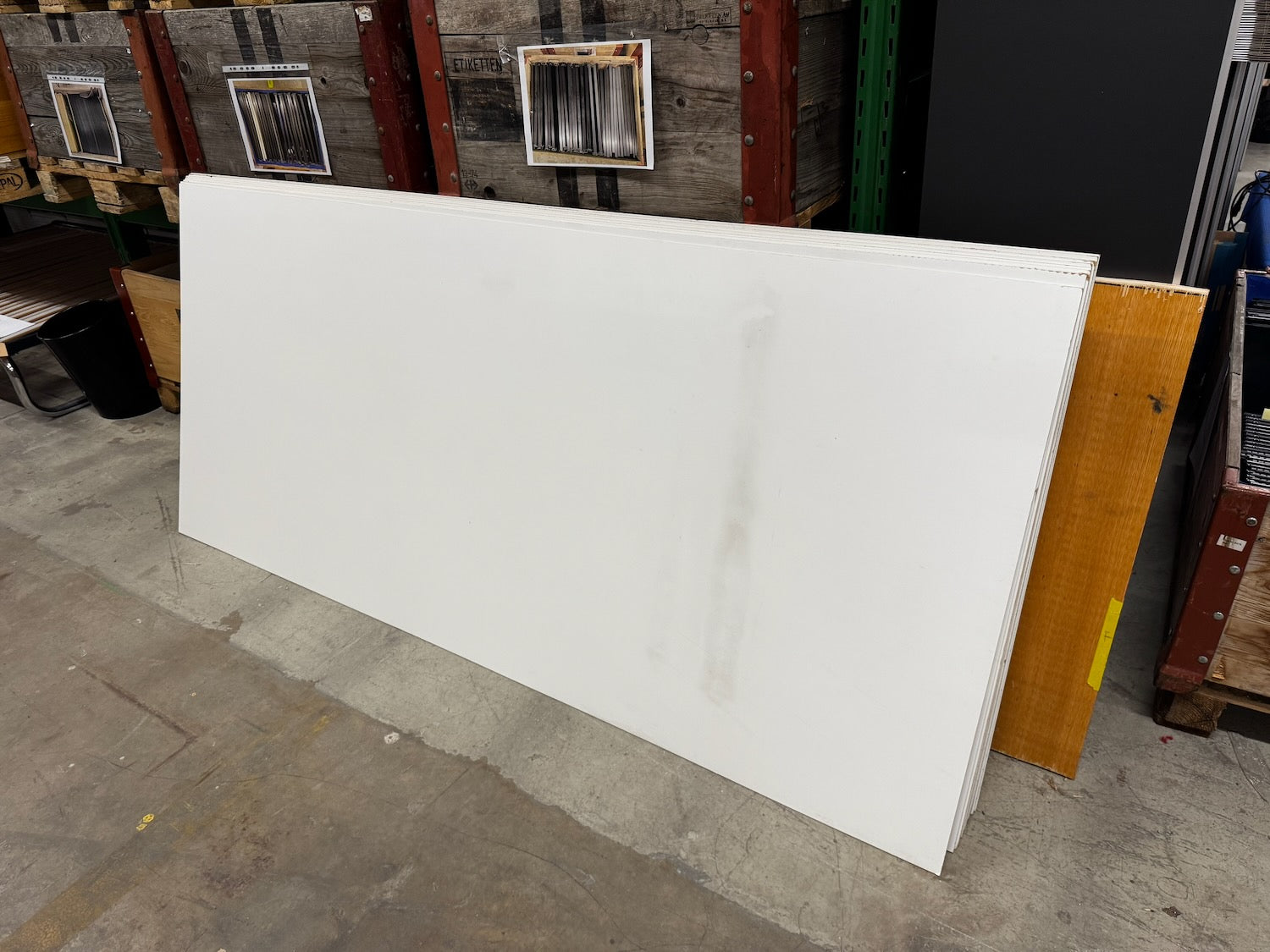 Sperrholzplatte Platte weiss 97x230cm 4mm Dicke
