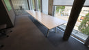 Vitra Joyn Bench Arbeitstisch für 6 Plätze, Weiss, 480 × 100 cm