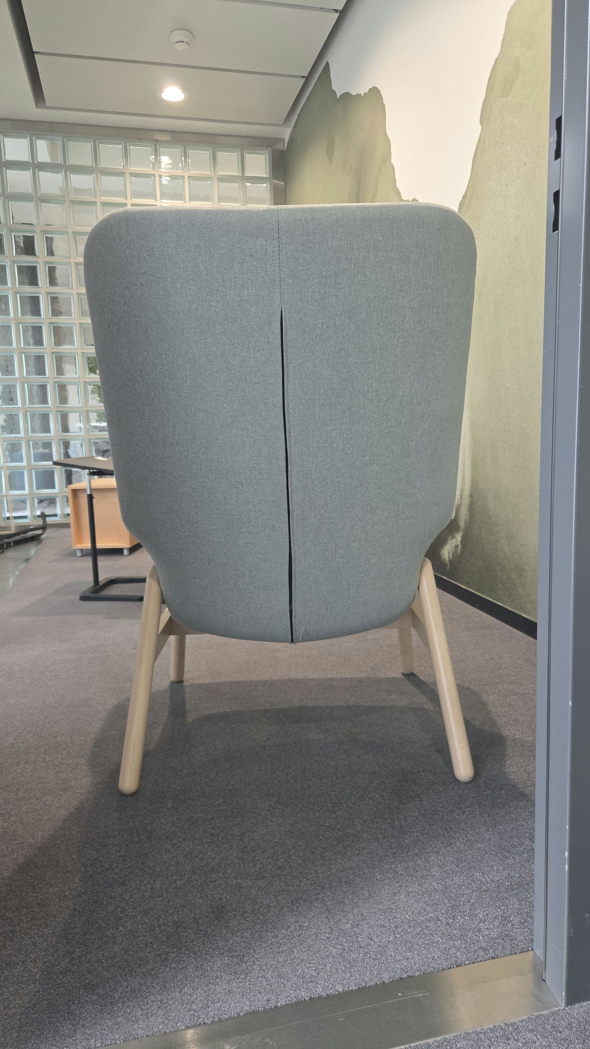 IKEA Vedbo Sessel mit hoher Rückenlehne, Grün