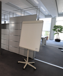 Flipchart mobil mit Sternfuss, Weiss