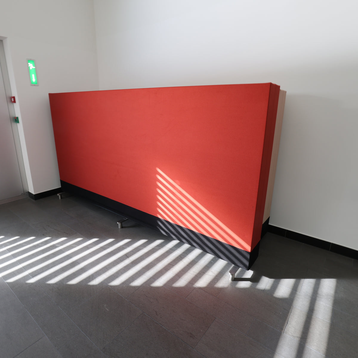 Ricantes Akustik-Trennwand / Stellwand, Rot, 174 × 132 cm