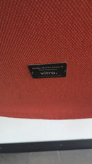 Vitra Organic Chair Sessel (Eames & Saarinen), Stoff Orange, Eiche