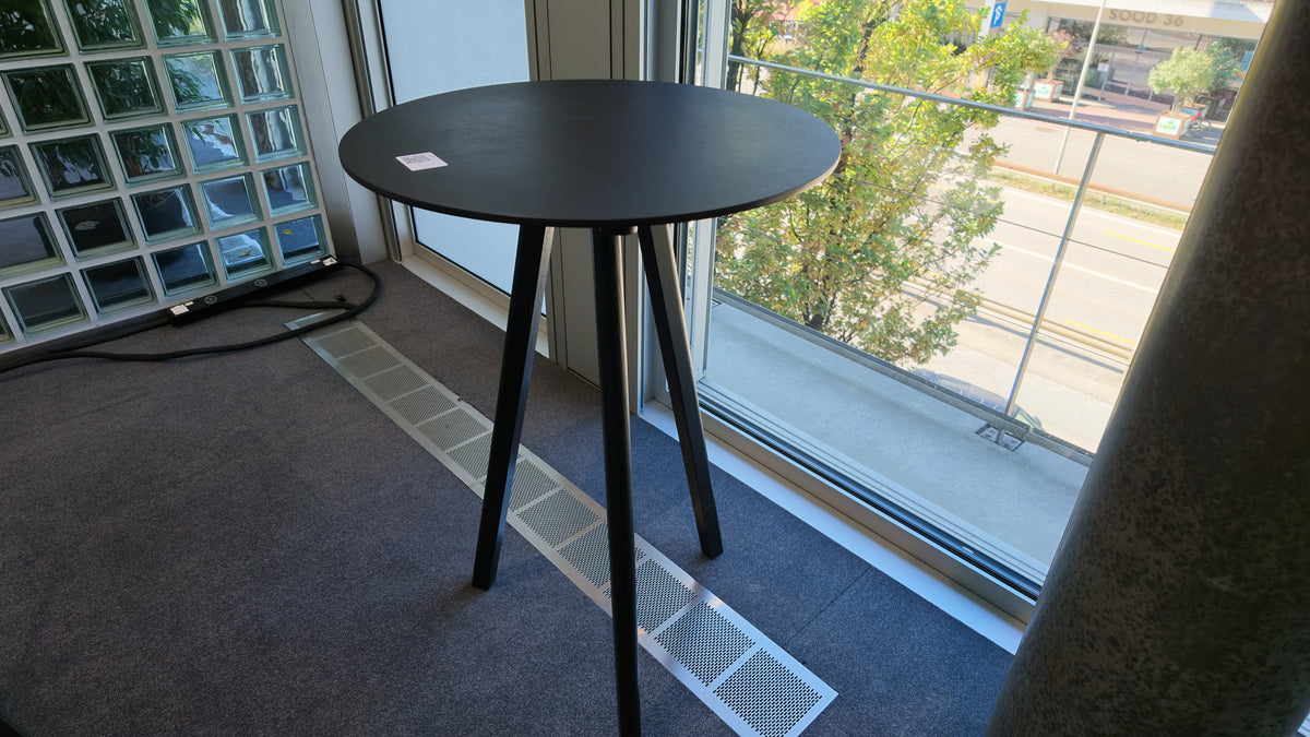 HAY CPH 20 Stehtisch rund, Schwarz, Ø 70 × H 105 cm