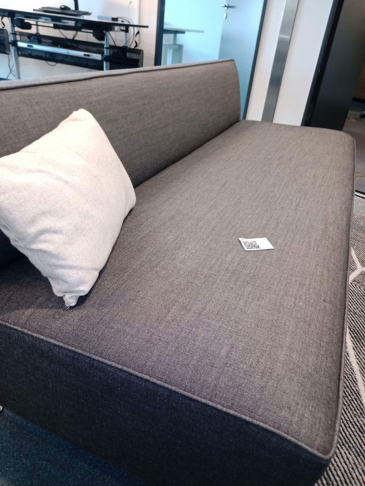 Lounge-Sofa, Stoff Anthrazit, 180 cm