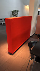 Ricantes Akustik-Trennwand / Stellwand, Rot, 174 × 132 cm