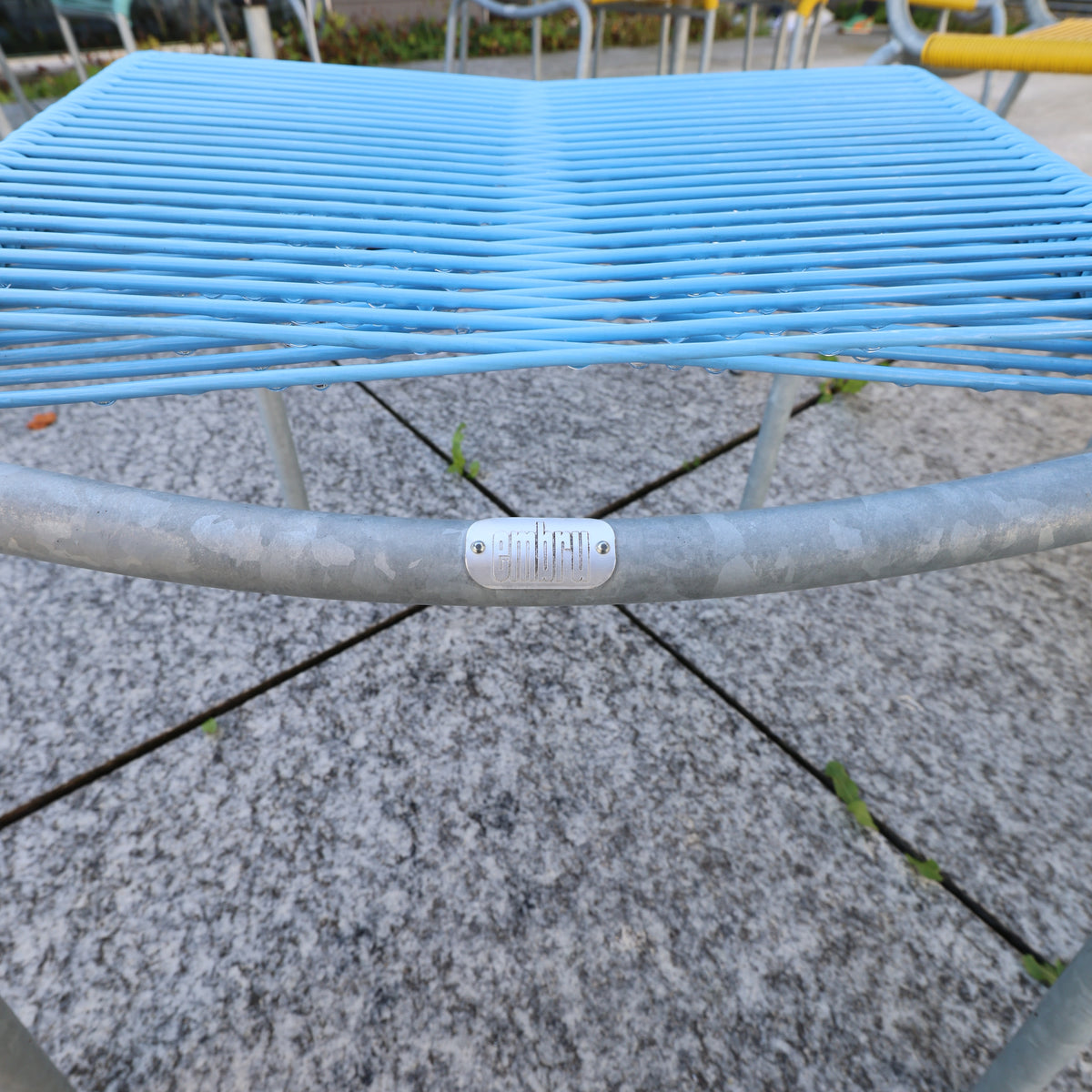 Embru Altorfer Liegestuhl Outdoor, Gelb